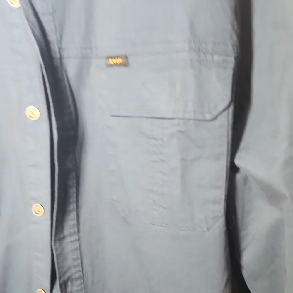 Levi's Blue Casual Button Down Shirt Cotton Blend